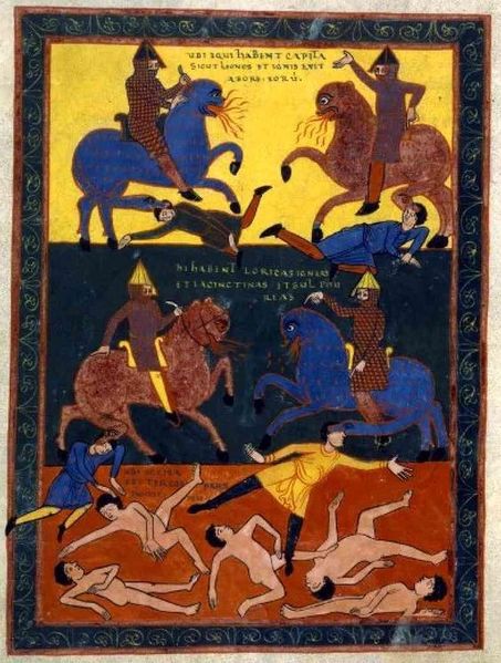 File:BnF Ms Lat. 8879 f.148v Horsemen of the Apocalypse.jpg