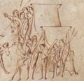 820-835AD Carolingian Utrecht Psalter f.15r