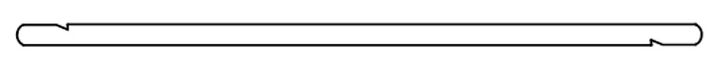 Bow-stave showing opposing single-nocks